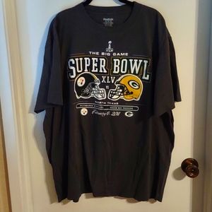 Reebok 2xl super bowl 2011 t shirt